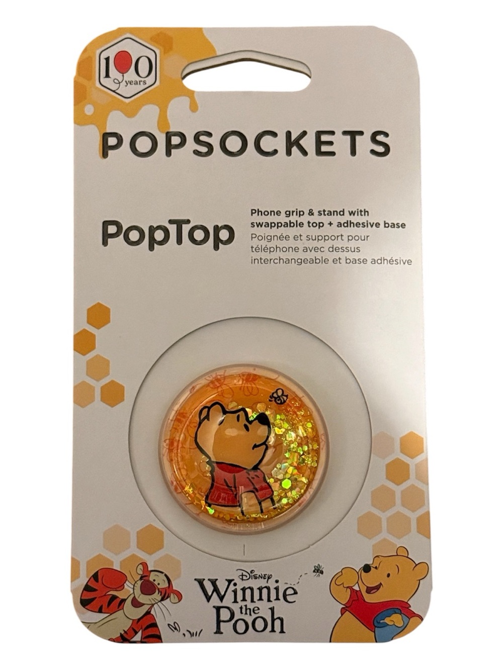 PopSockets Disney PopTop Winnie the Pooh Honey Glitter - New Sealed